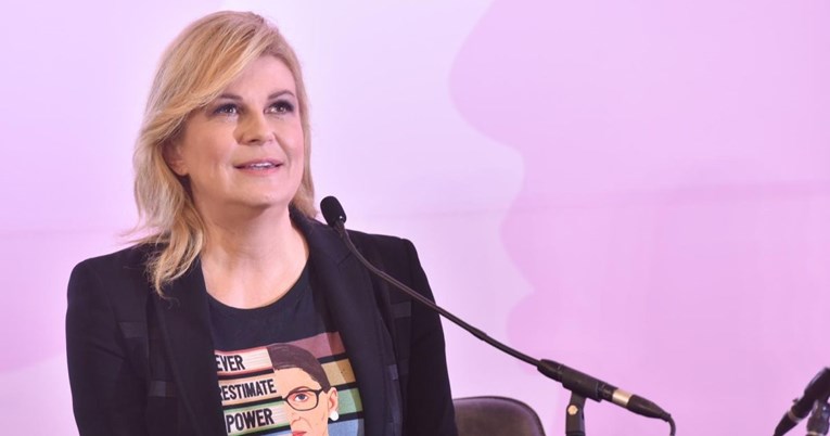 Kolinda u majici s likom poznate sutkinje poslala ženama poruku