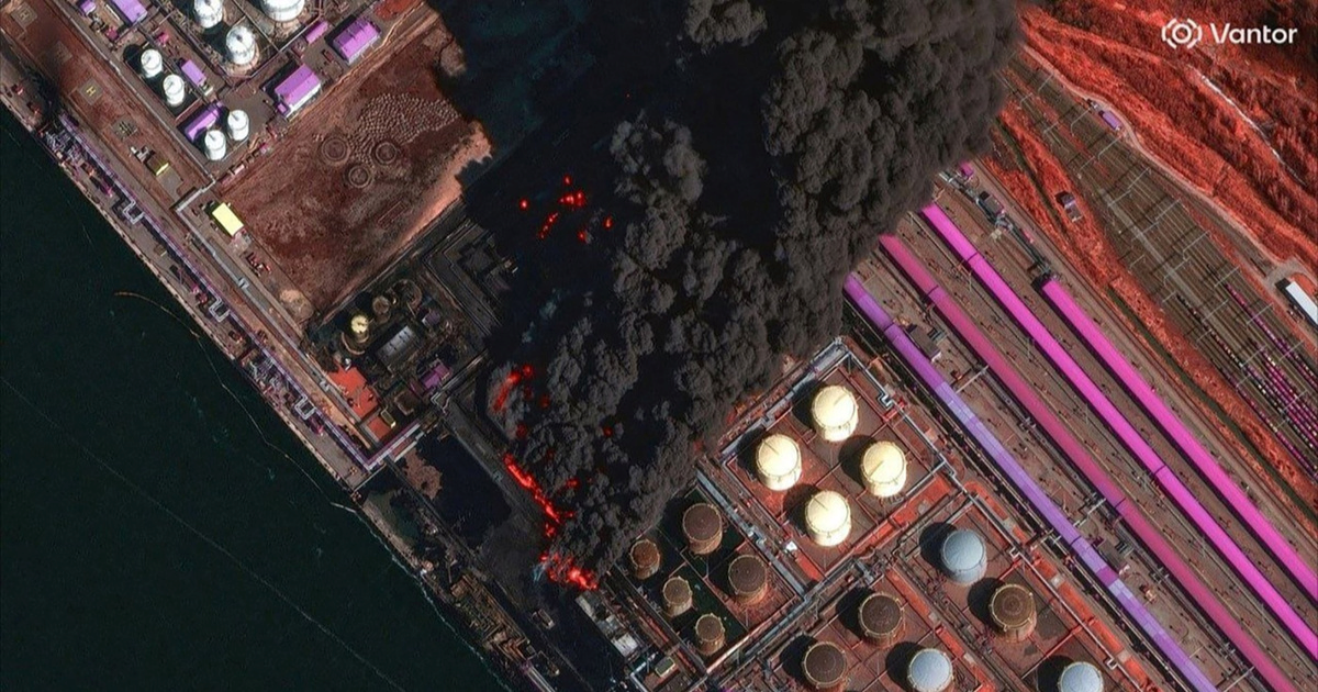 FOTO Satelitske snimke prikazuju velike požare u važnim ruskim lukama na Baltiku