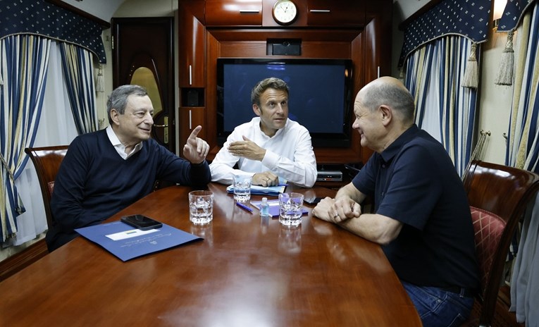Scholz, Macron i Draghi stigli u Ukrajinu, put je planiran u velikoj tajnosti