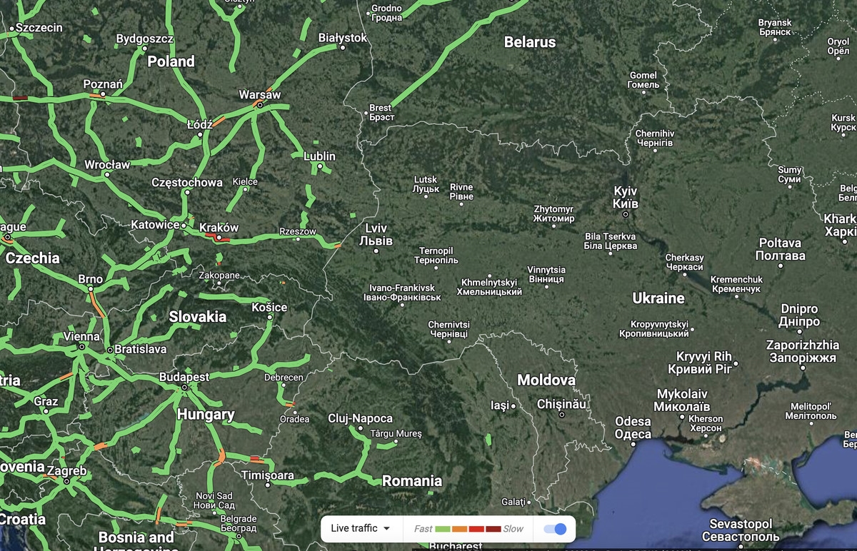 Google ugasio prikaz stanja u prometu u Ukrajini, tako žele zaštititi civile
