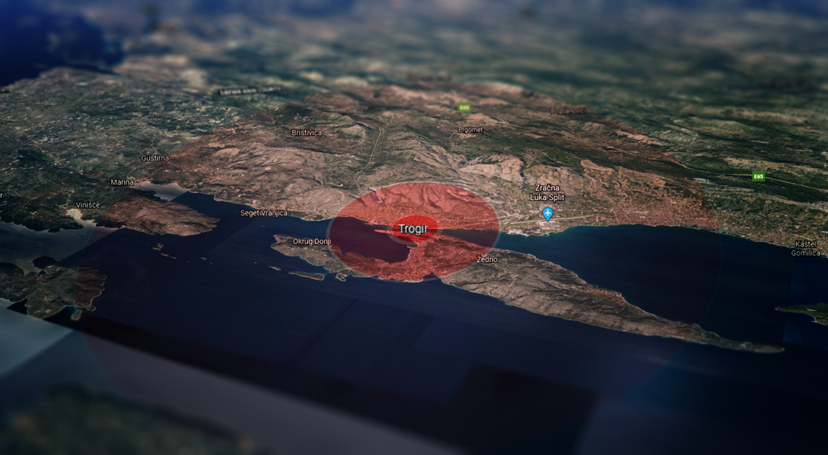 Trogir je sinoć zatresao slabiji potres