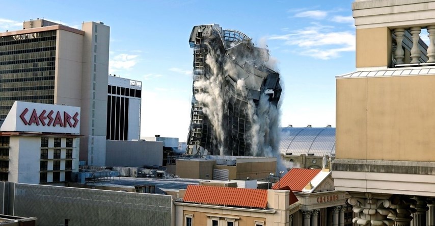 VIDEO Pogledajte rušenje hotela Trump Plaza u Atlantic Cityju