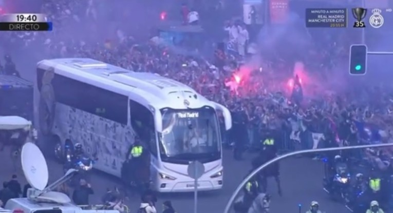 Pogledajte ludnicu ispred stadiona i doček za Realove igrače