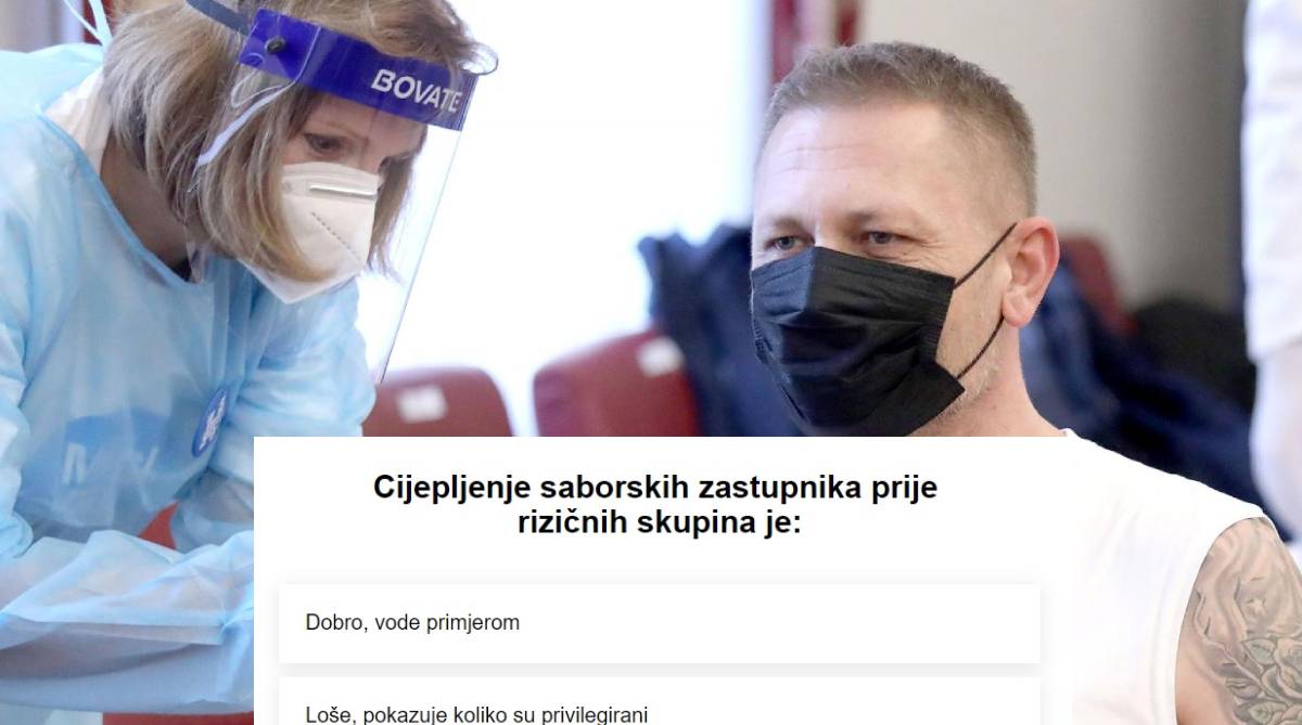 Saborski zastupnici se cijepili prije rizičnih skupina. Što mislite o tome?