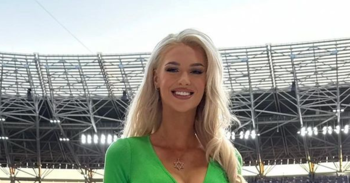 Bivša Miss Slovačke privukla poglede na tribinama tijekom finala Europa lige