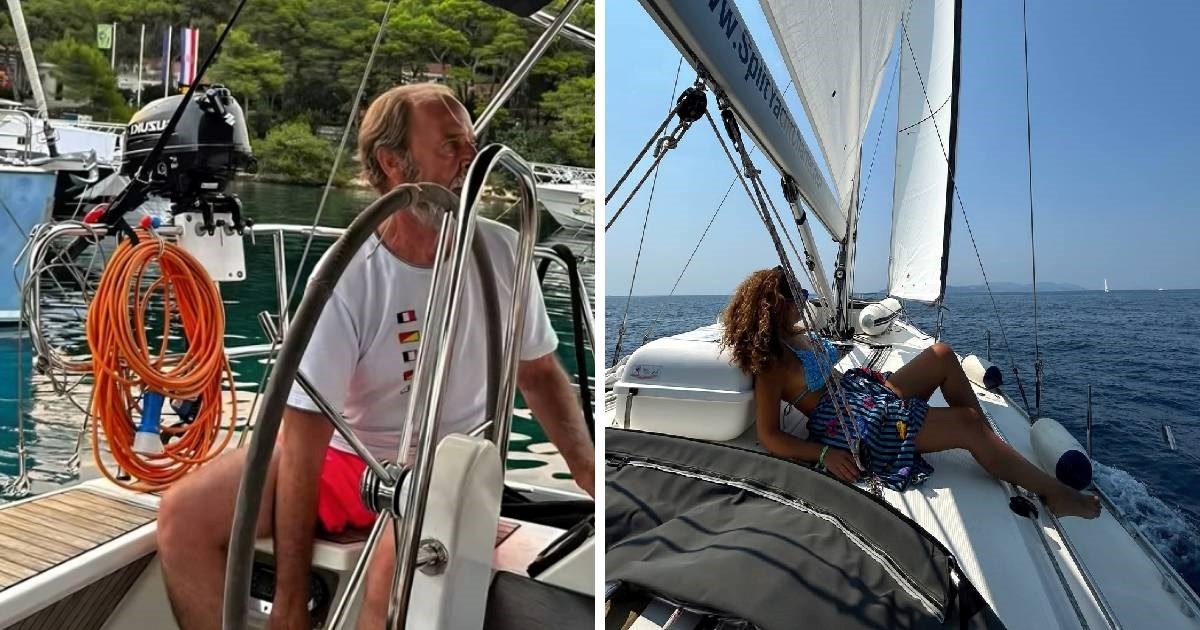 Frano Lasić i 32 godine mlađa supruga uživaju na odmoru, objavili fotke s jedrenja