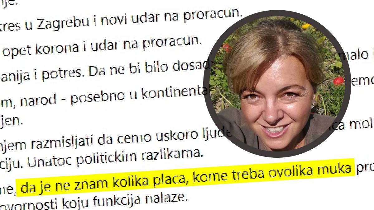 Hrga žali Plenkovića: Da je ne znam kolika plaća, kome treba ovolika muka?