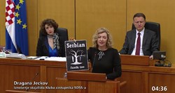 VIDEO Zastupnica SDSS-a: Ova slika je školski primjer mržnje prema Srbima