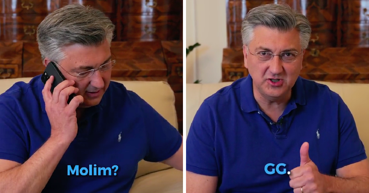 Plenković se na TikToku odjavio s - GG. Znate li što to znači?