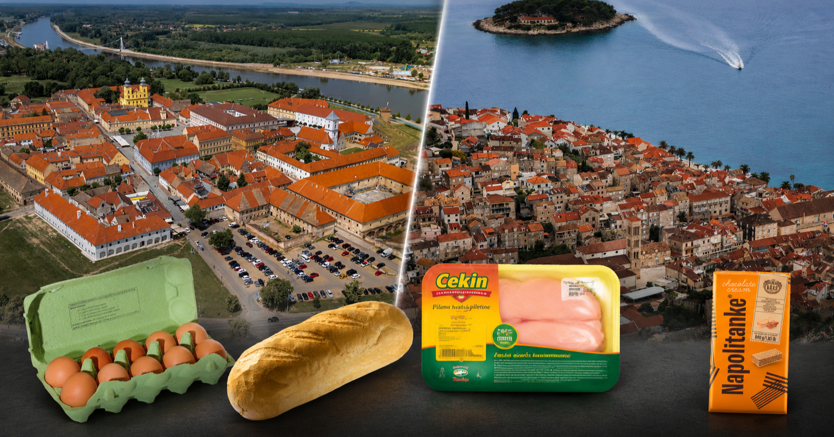 Mogu li isti proizvodi zaista koštati više na Hvaru nego u Osijeku? Usporedili smo