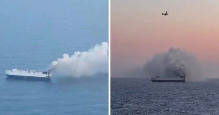 Napušteni gorući brod u Pacifiku prevozio automobile više kineskih proizvođača