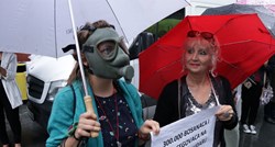 Aktivisti u Sarajevu prosvjedovali ispred hrvatskog veleposlanstva