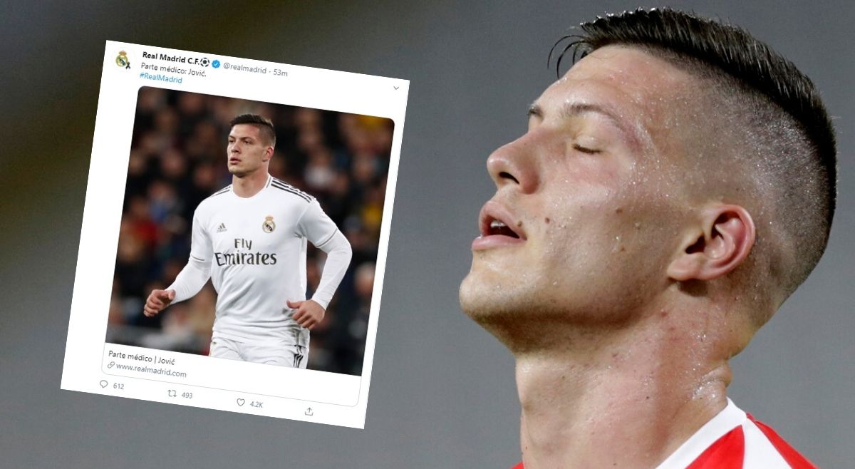 Luka Jović slomio stopalo nakon dva dana treninga