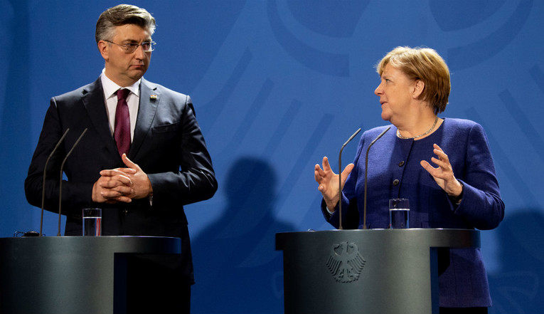 Sastali se Merkel i Plenković, evo o čemu su razgovarali