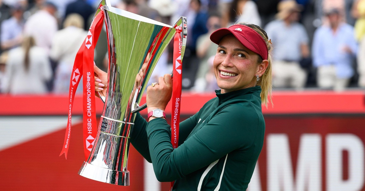 Pogledajte što je Vekić napisala na kameru nakon što je osvojila WTA turnir u Londonu
