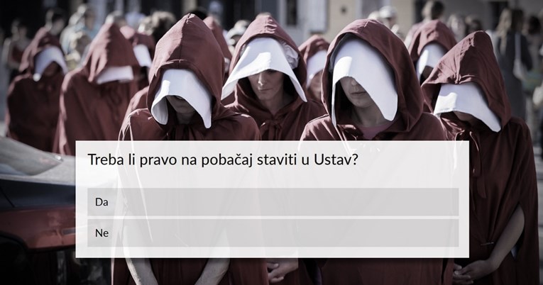 ANKETA Treba li pravo na pobačaj staviti u Ustav?