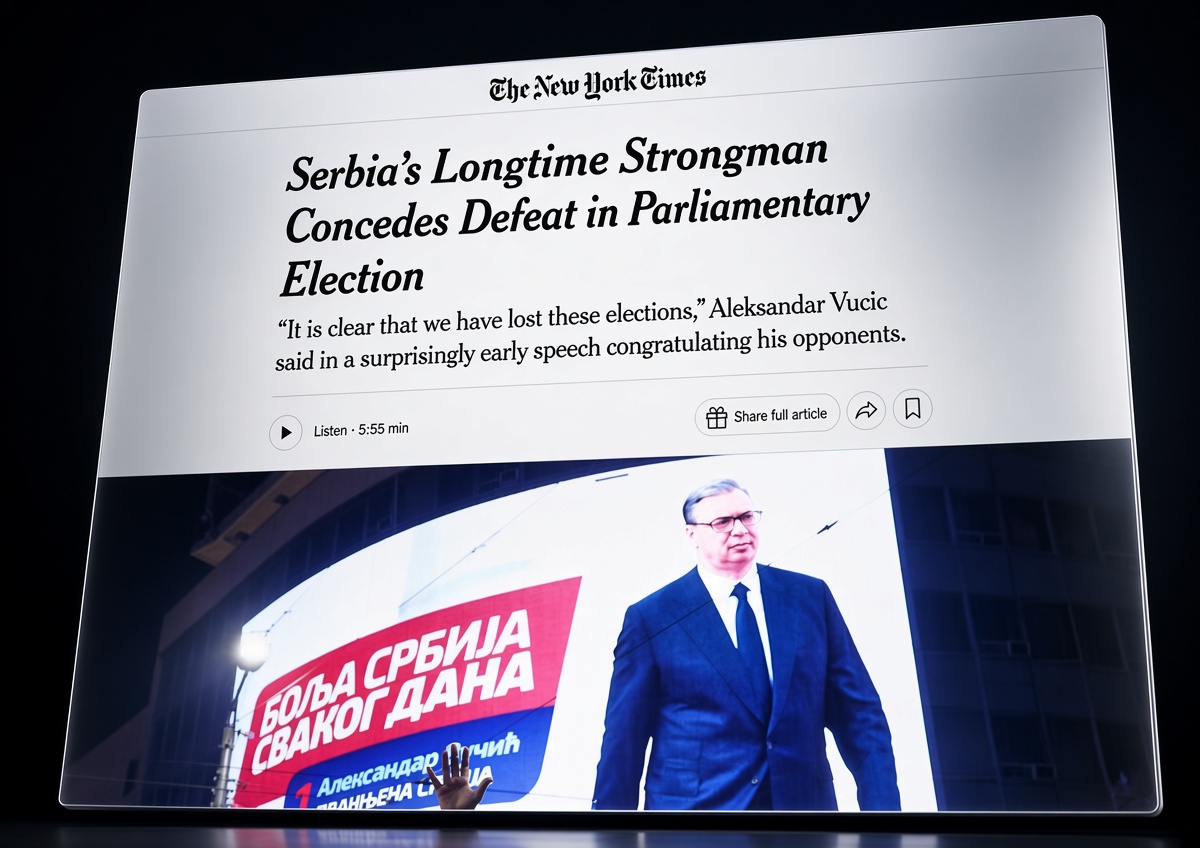 Strani mediji o padu Vučića: "Seizmički potres na Balkanu"