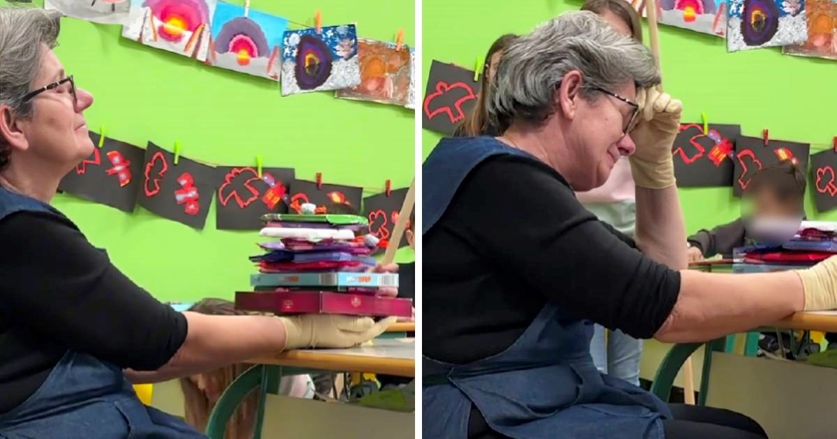 VIDEO Učenici na poseban način ispratili tetu spremačicu Biserku u mirovinu