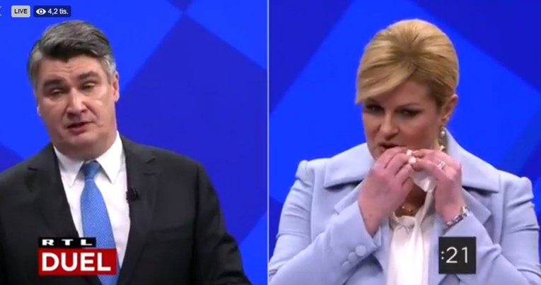 Problemi sa šminkom: Kolinda usred emisije uzela rupčić i obrisala se