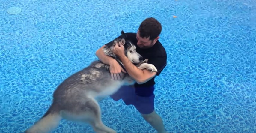 Svakoga dana plivao je sa svojim psom, razlog će vam natjerati suze na oči