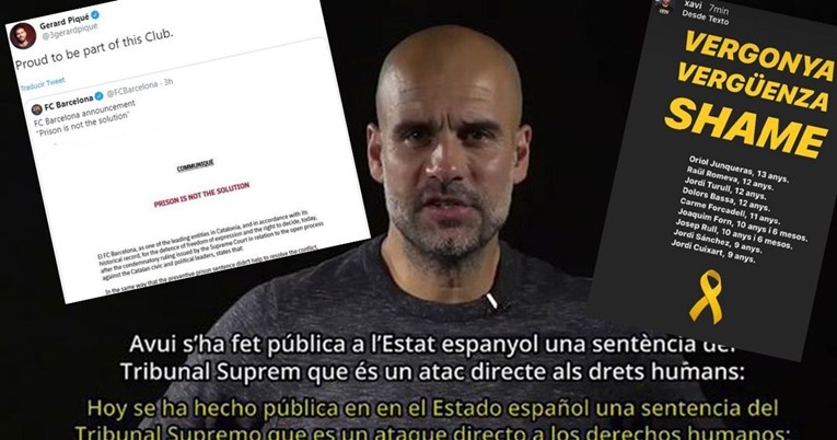 Guardiola, Xavi i Pique: Ovo je sramota i gaženje Katalonije