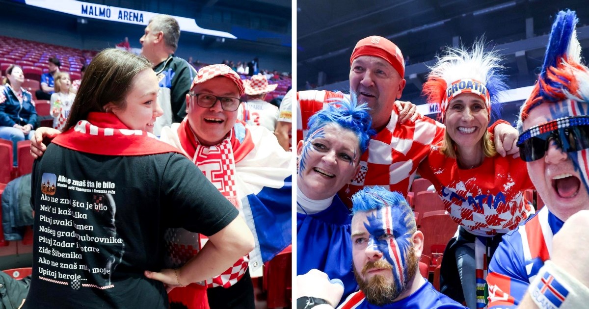 FOTO Hrvatski i islandski navijači zajedno pozirali u Malmoü