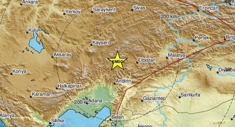 Novi potres u Turskoj magnitude 4.9