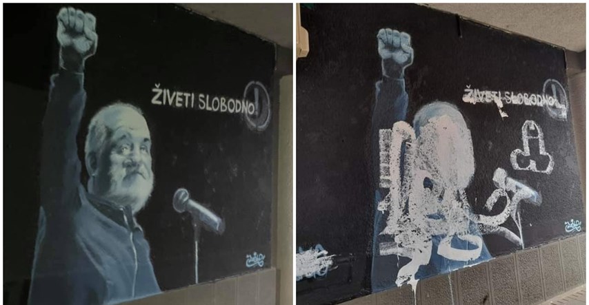 Vandali za par sati uništili mural u Srbiji posvećen Balaševiću, građani ogorčeni
