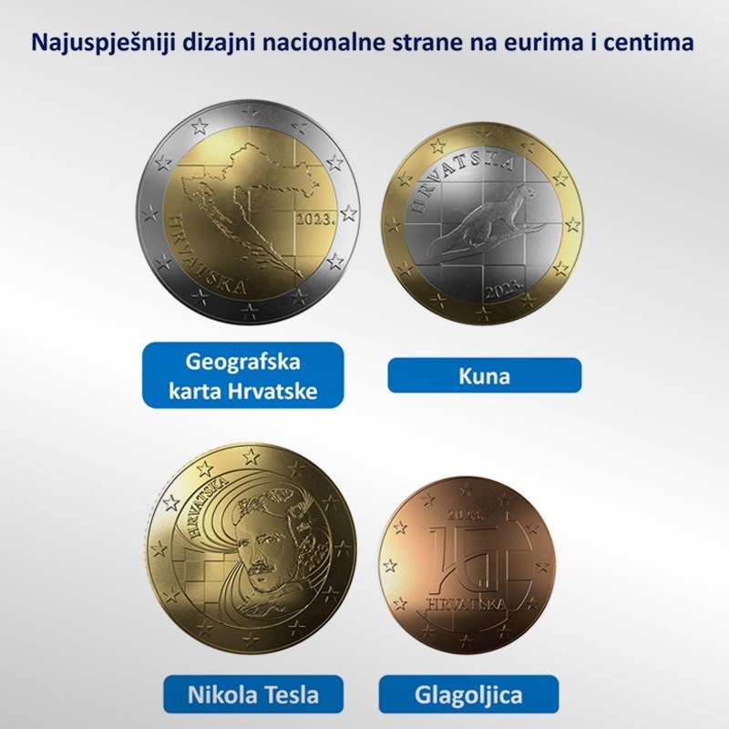 VIDEO Pogledajte kako će izgledati hrvatske kovanice eura i centa