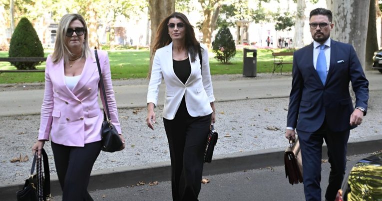 Josipa Čulina ex Rimac prvi put u javnosti nakon vjenčanja. Pojavila se na sudu