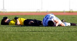 Dinamov napadač se dvaput sudario s golmanom Splita, obojica se ozlijedila