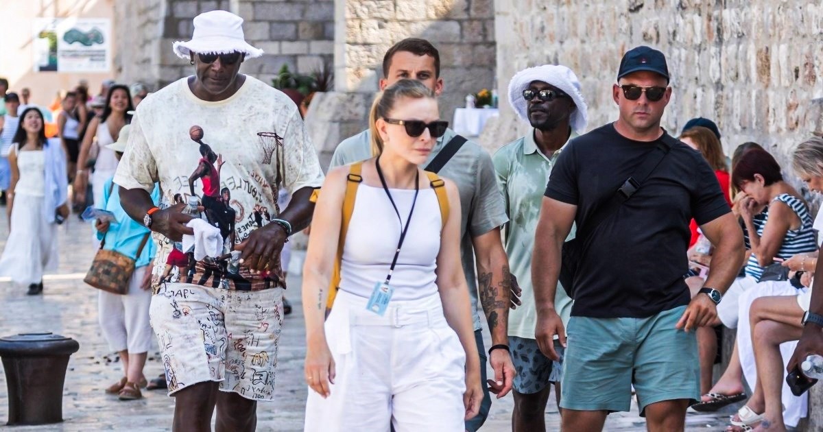 Michael Jordan snimljen u šetnji Dubrovnikom