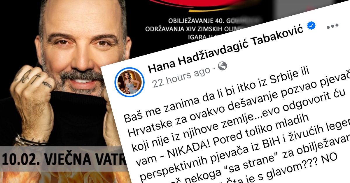 Sarajlije bijesni zbog nastupa Tonyja Cetinskog: "Sramota, Hrvati to ne bi napravili"