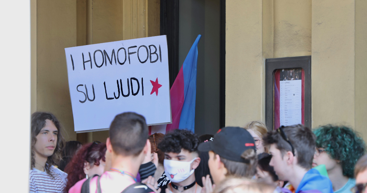 Na Zagreb Prideu jedan transparent posebno je privukao pažnju