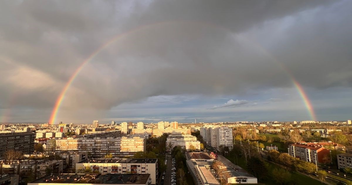 Fotka dana: U Zagrebu se pojavila dupla duga
