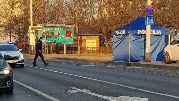 Policijski šator u zagrebačkoj Dubravi, u pitanju je prirodna smrt