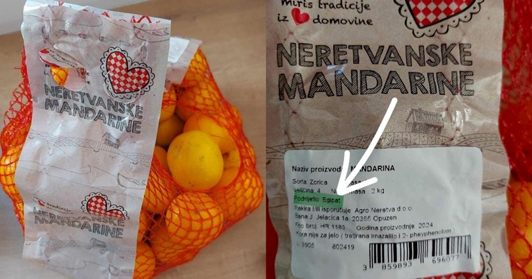 U domaćem trgovačkom lancu prodaju se neretvanske mandarine iz Egipta