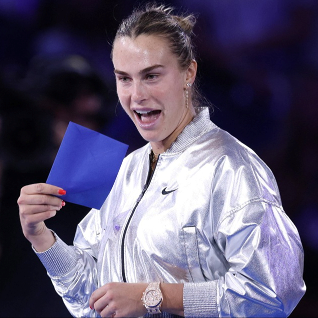 Sabalenka se hladila čekom na 5 milijuna dolara. Scena je viralna