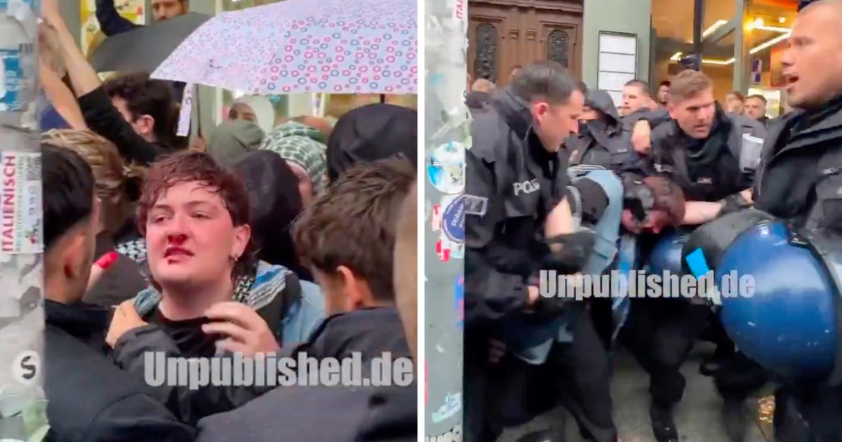 VIDEO Policajac u Berlinu udarao prosvjednicu iz Irske, reagirao i irski premijer