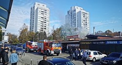 Požar u pečenjari u zagrebačkoj Dubravi