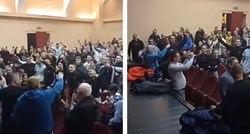 VIDEO Spektakl vinkovačkih Ultrasa u kazalištu: "Idemo dalje, Cibalia snagu daje"
