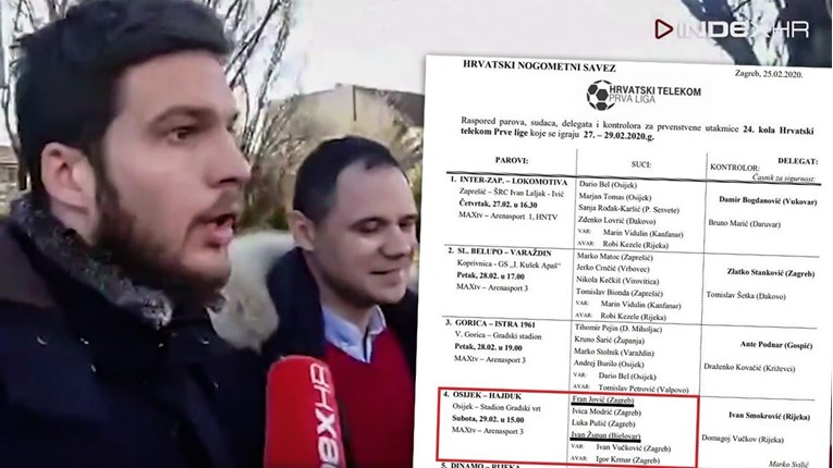 Sudac koji je tužio Tudora i njegov odvjetnik zajedno sude Hajduku u derbiju