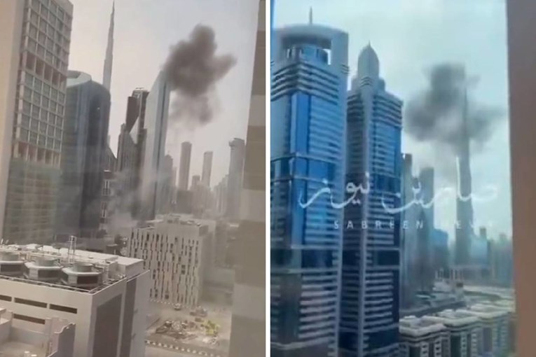 VIDEO Iranski dronovi gađaju financijsko središte Dubaija