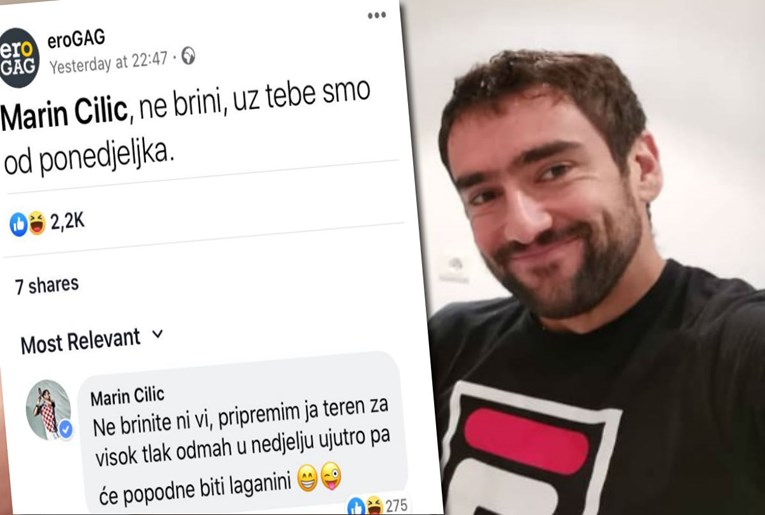 Zezali Čilića da će njega pratiti tek od ponedjeljka, on nasmijao odgovorom