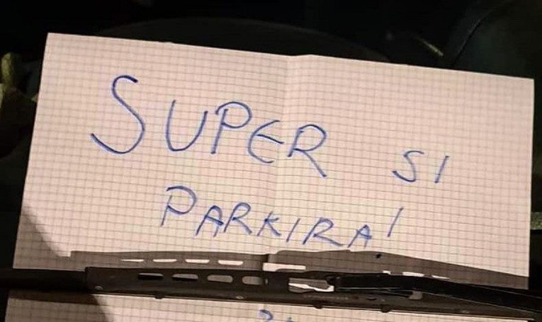 "Parking poezija": Prosta poruka vozaču iz Dalmacije postala hit na Fejsu