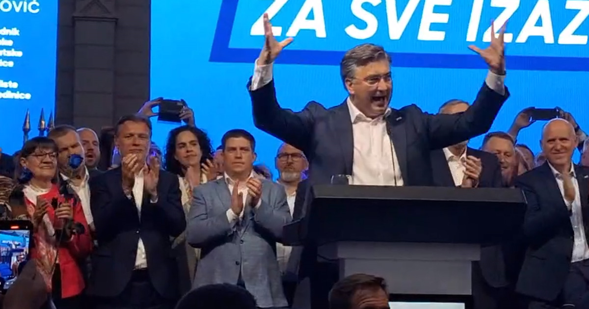 VIDEO Plenković urlao i mahao rukama. Snimili smo ozarena lica njegovih obožavatelja