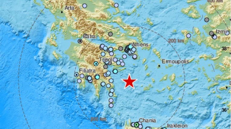 Potres magnitude 5 pogodio Grčku