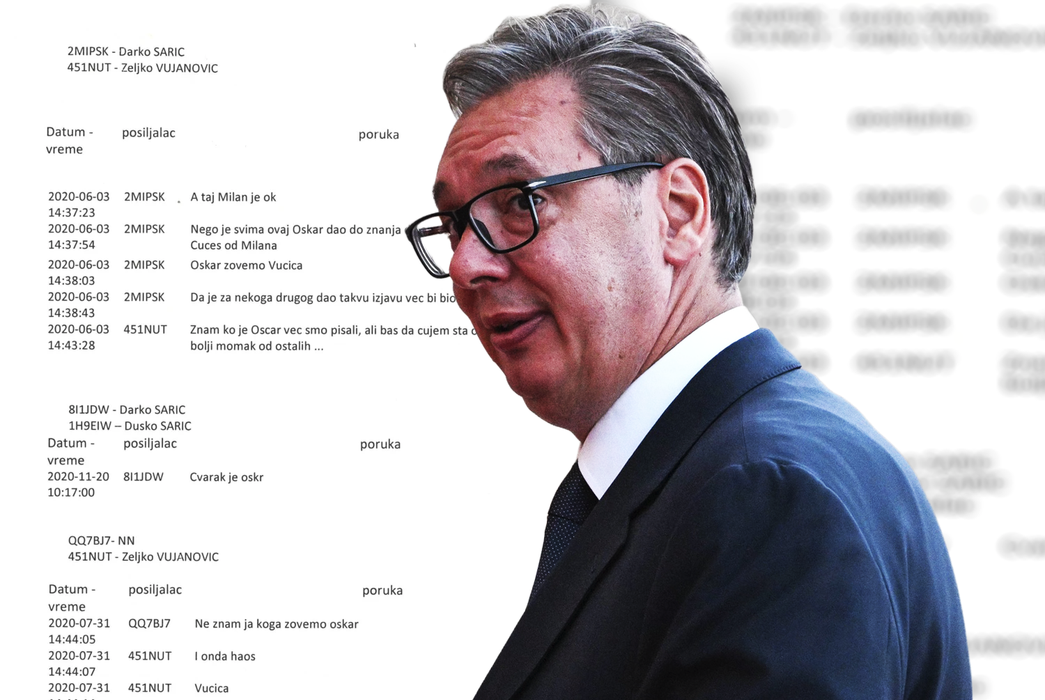 Srpski tjednik objavio poruke narkoklanova: "Vučko nam je sad brat"