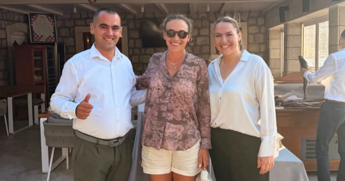 Donna Vekić posjetila poznati restoran na Lopudu