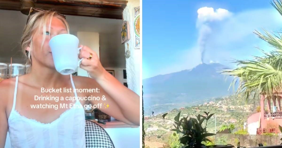 Snimke erupcije Etne preplavile TikTok